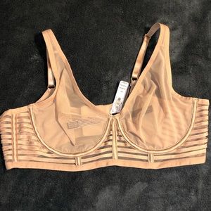 VS Unlined Mesh Full-coverage Plunge Bra